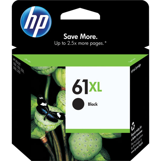 HP 61XL Original Ink Cartridge - Single Pack - Inkjet - High Yield - 430 Pages - Black