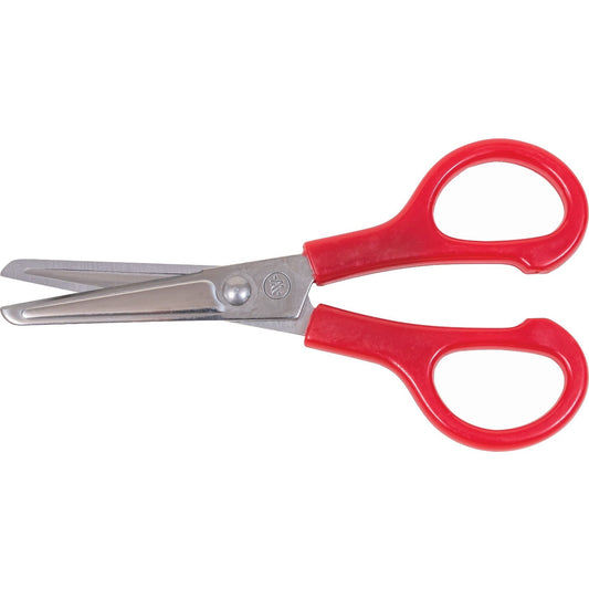 Westcott 4 ¾" Blunt School Scissors - Left/Right - Stainless Steel - Blunted Tip - Red - 1 Each