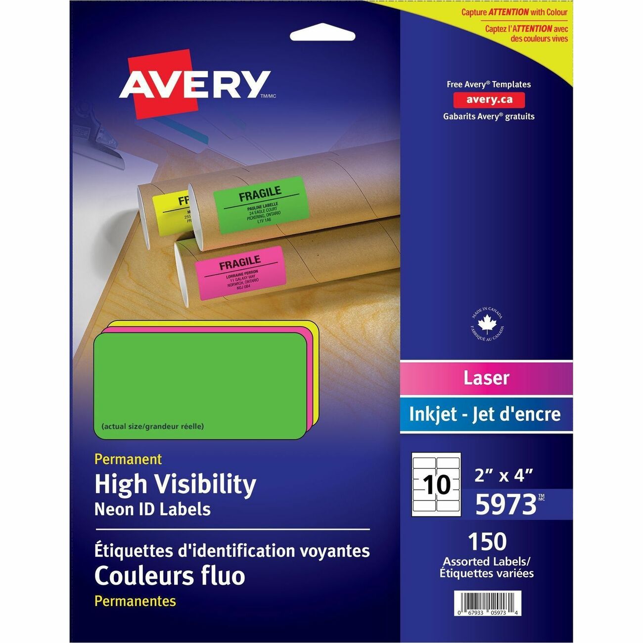 High Visibility Labels