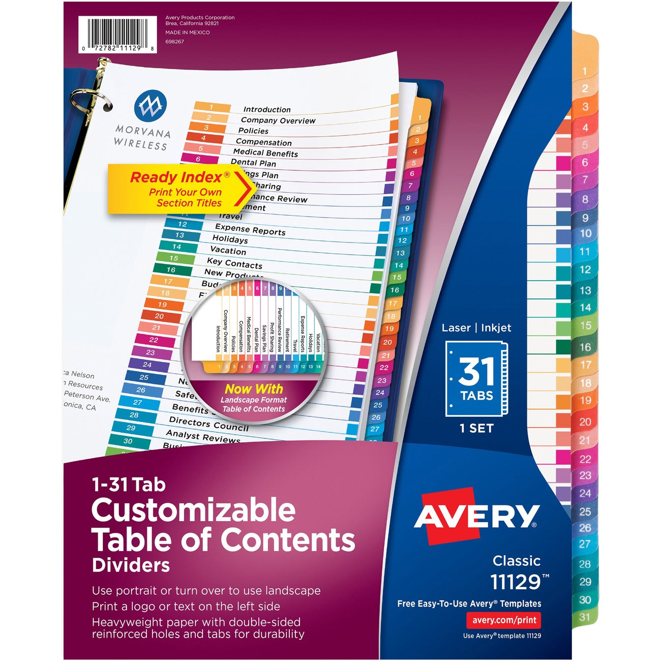 Ready Index Dividers
