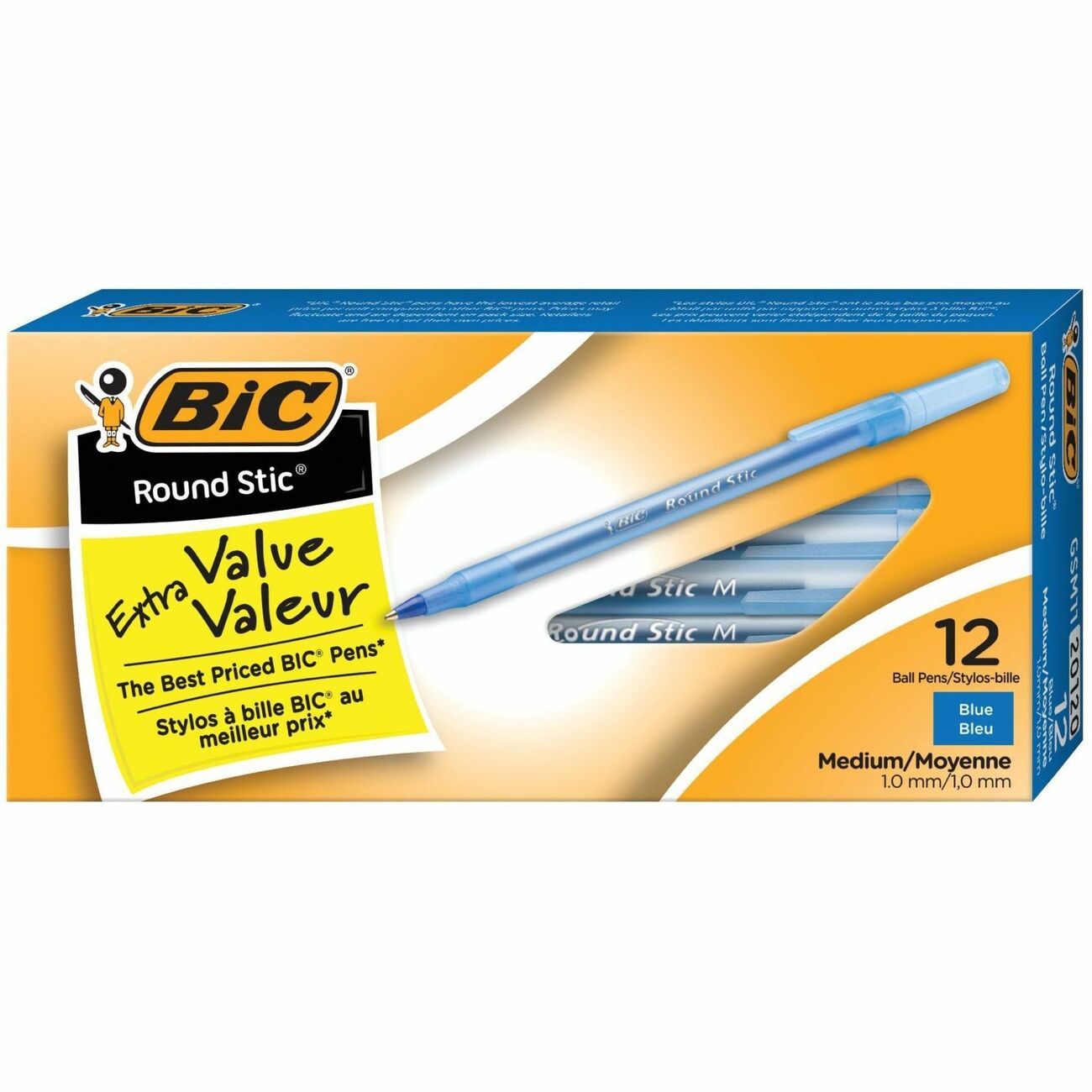 BIC Round Stic Ballpoint Pens