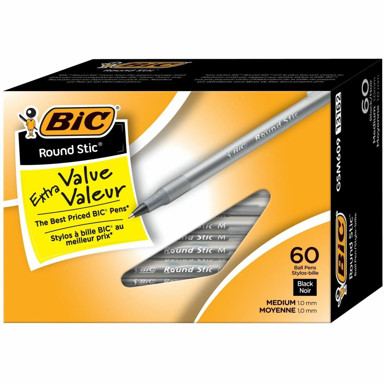 BIC Round Stic Ballpoint Pens