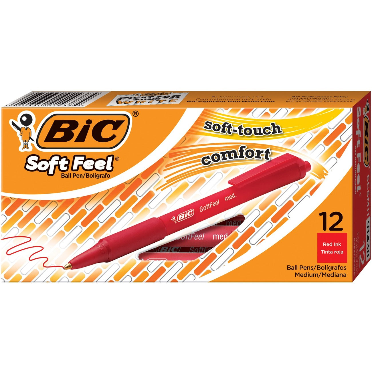 BIC Soft Feel Retractable Ballpoint Pens