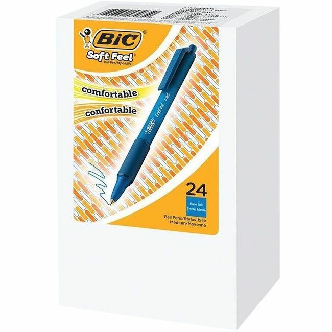 BIC Soft Feel Retractable Ballpoint Pens