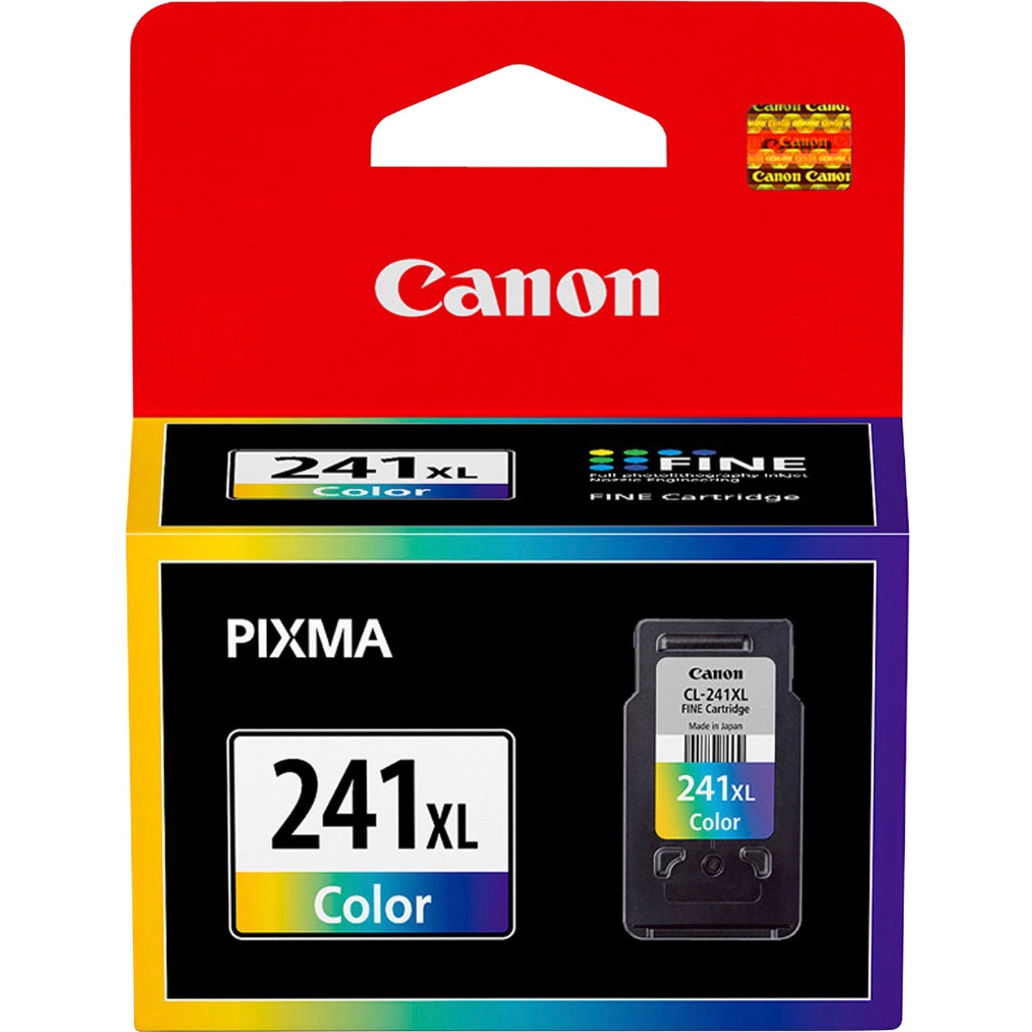 Canon 241XL Original Inkjet Ink Cartridge - Cyan, Yellow, Magenta - 1 Each - 400 Pages