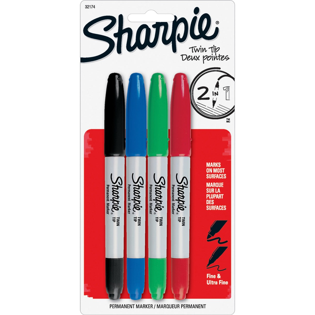 Sharpie Twin Tip Permanent Marker