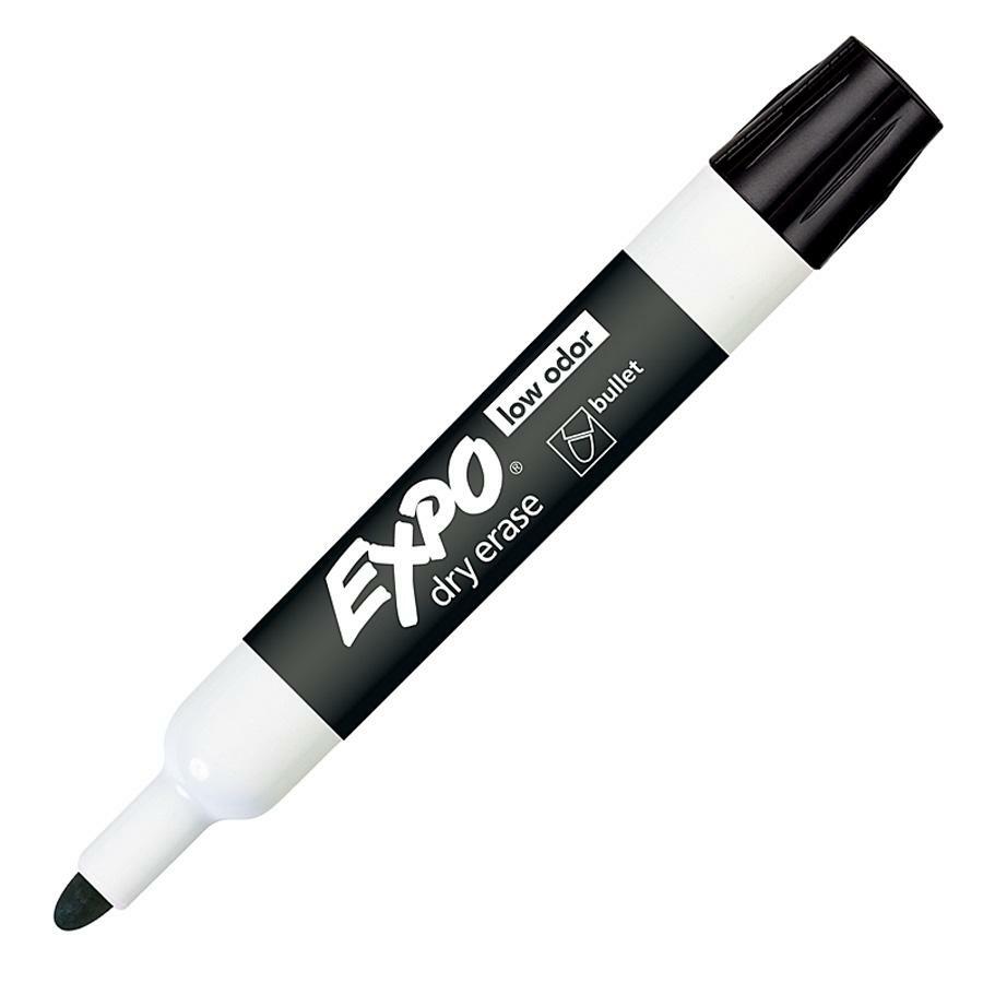Expo Bullet Tip Dry Erase Whiteboard Markers