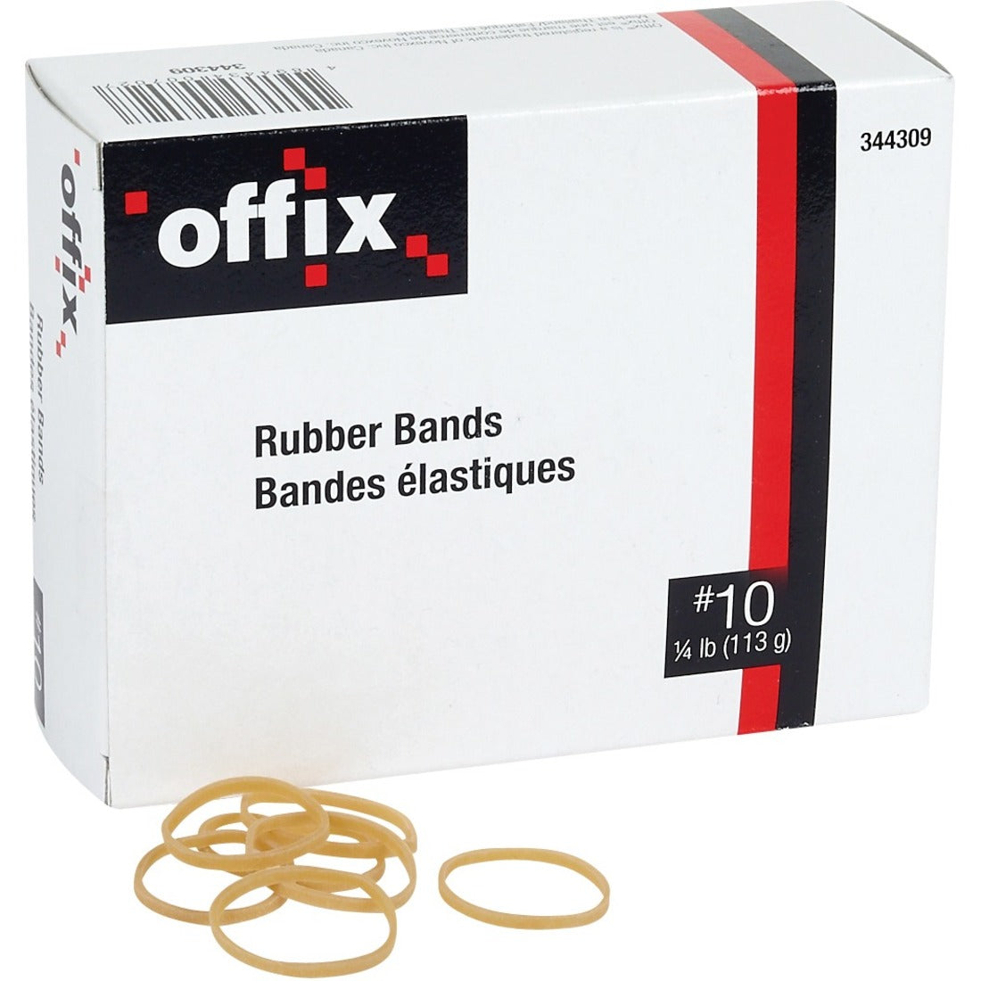 Offix Rubber Band - Elastic - 1 /4LB (113g) Box
