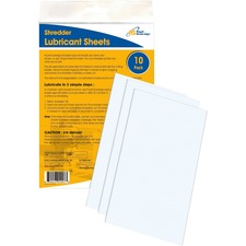 Shredder Lubricant Sheet