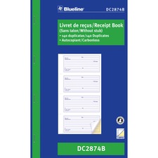 Blueline Receipt Book