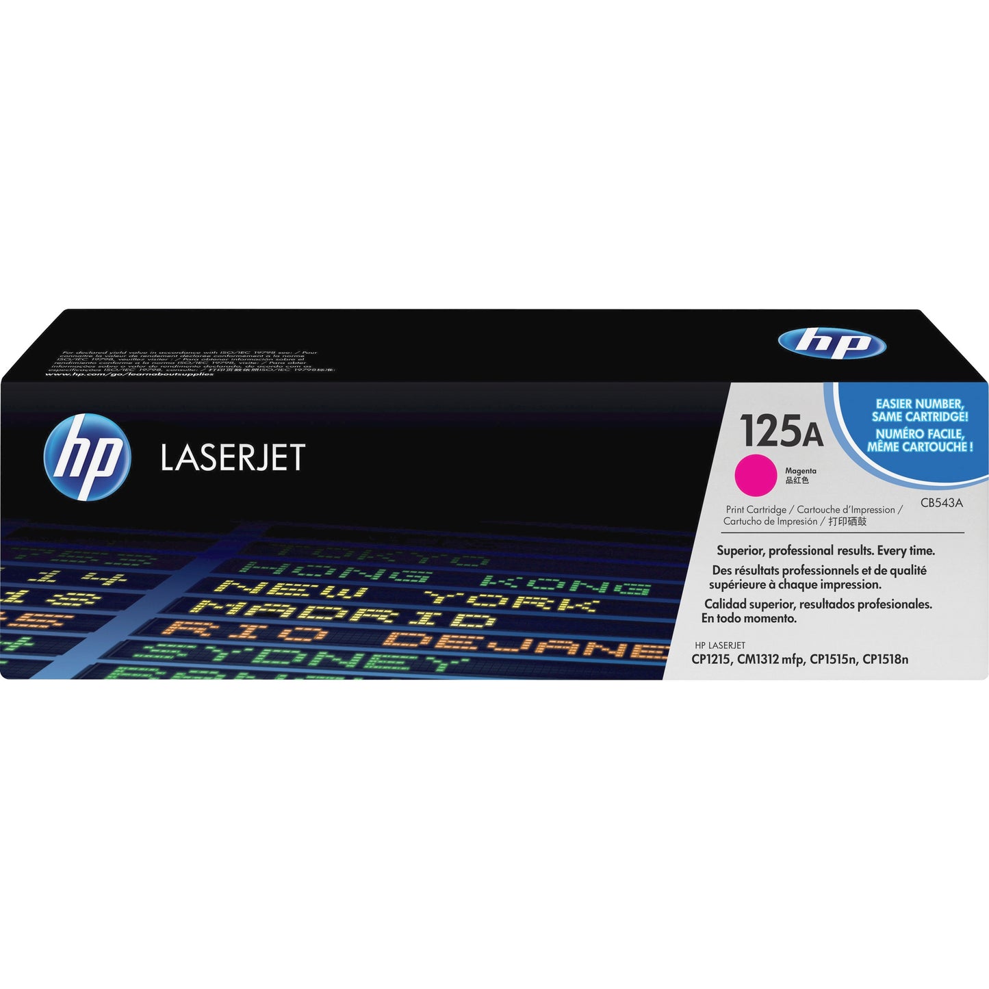 HP 125A  Original Standard Yield Laser Toner Cartridge - Single Pack -  1400 Pages