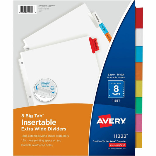 Big Tab Insertable Extra-Wide Dividers