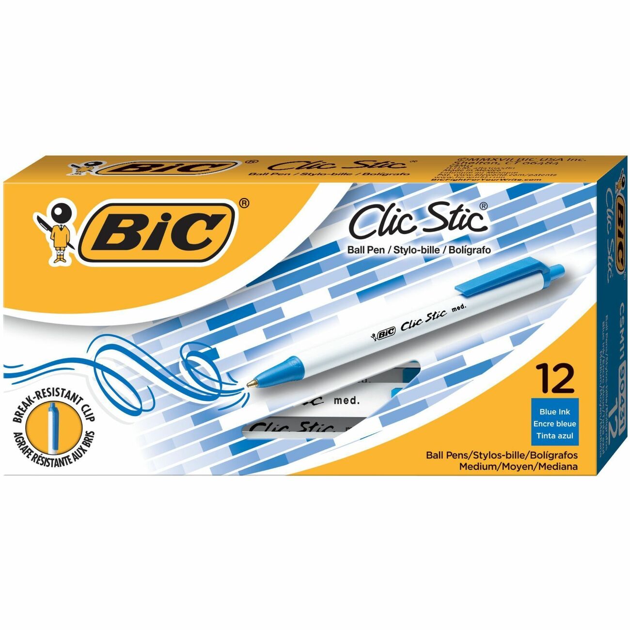 Clic Stic Retractable Ballpoint Pens