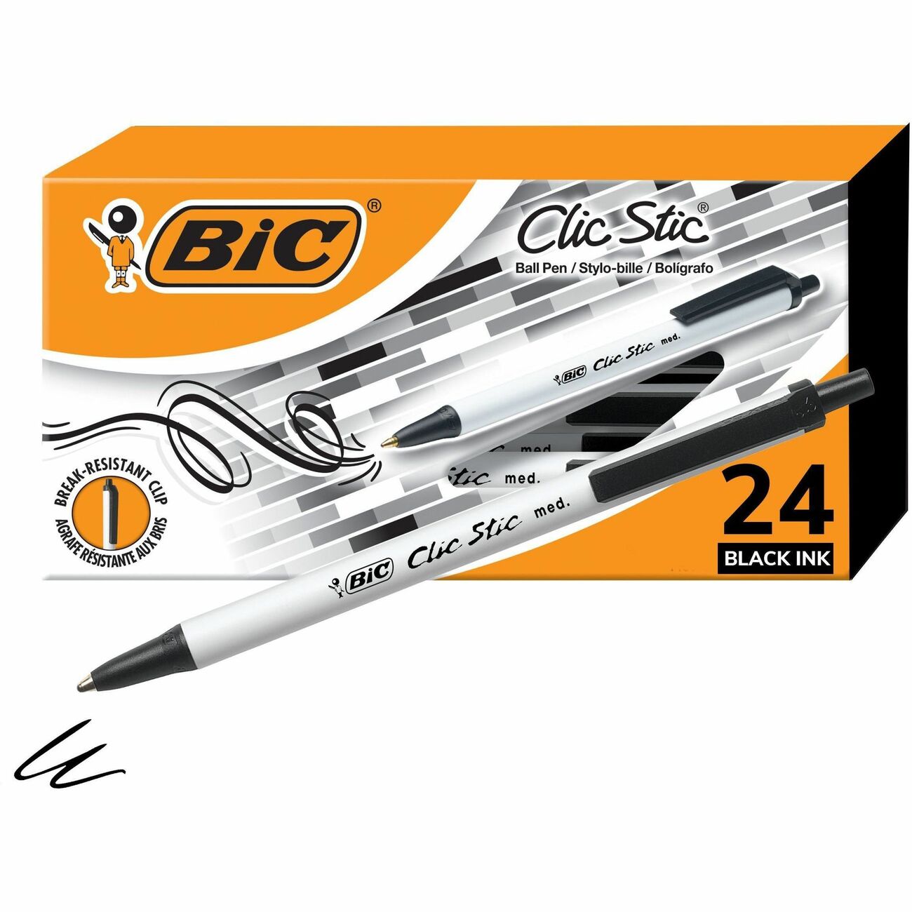 Clic Stic Retractable Ballpoint Pens