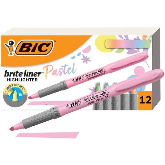 BIC Brite Liner Grip Highlighters