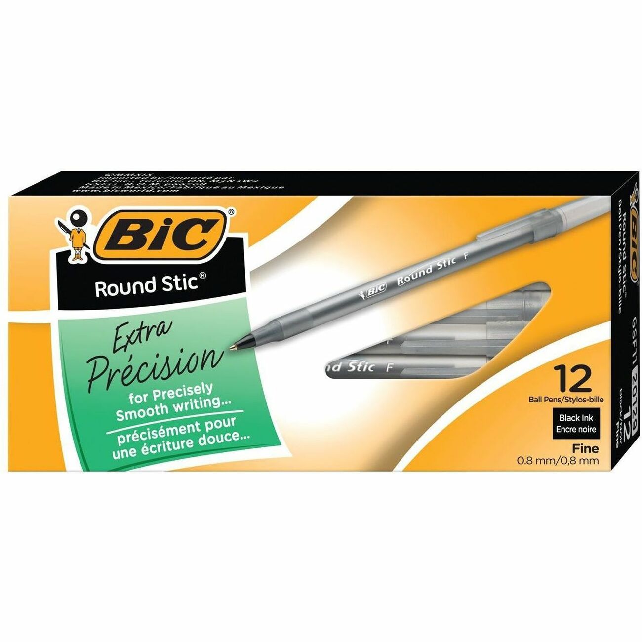 BIC Round Stic Ballpoint Pens