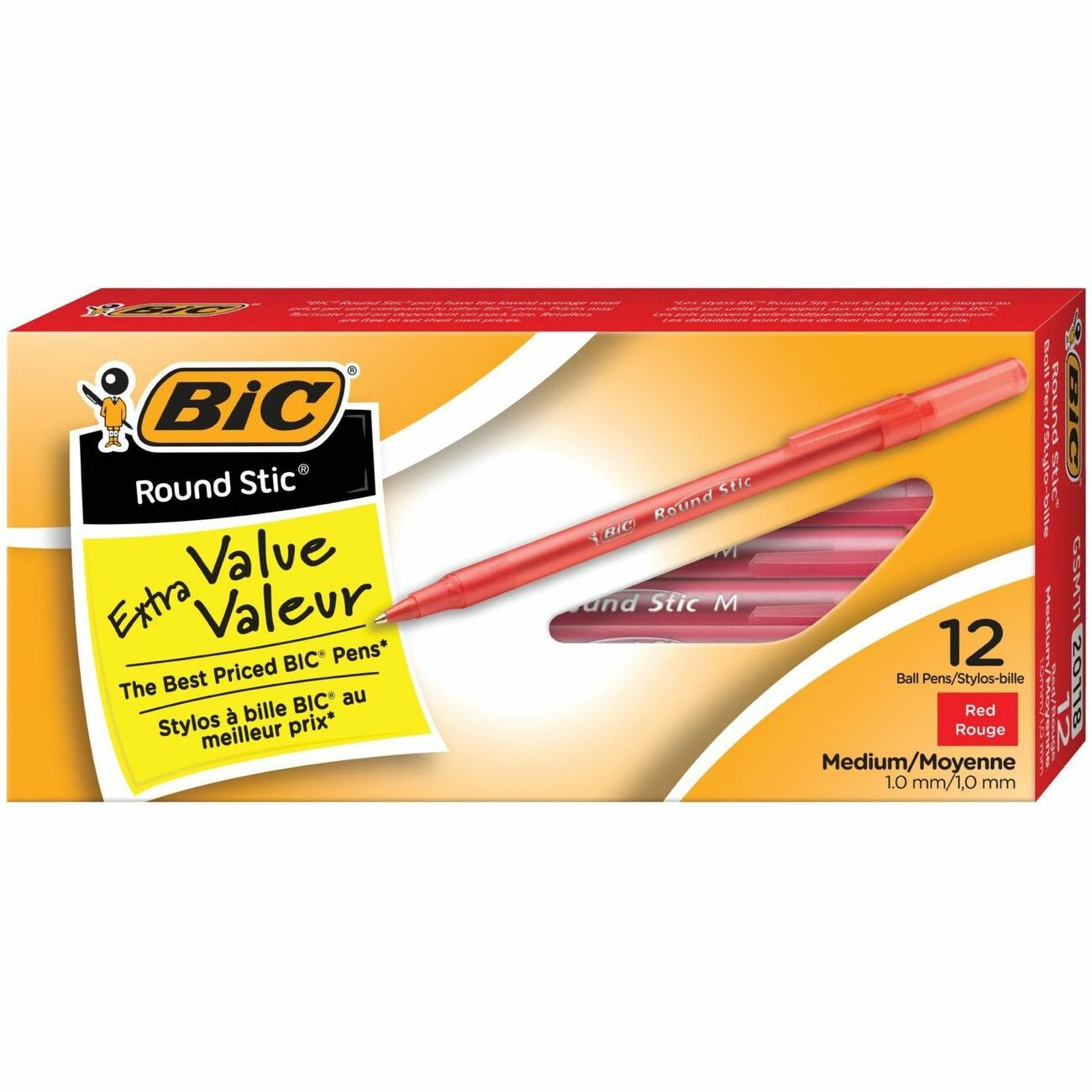 BIC Round Stic Ballpoint Pens