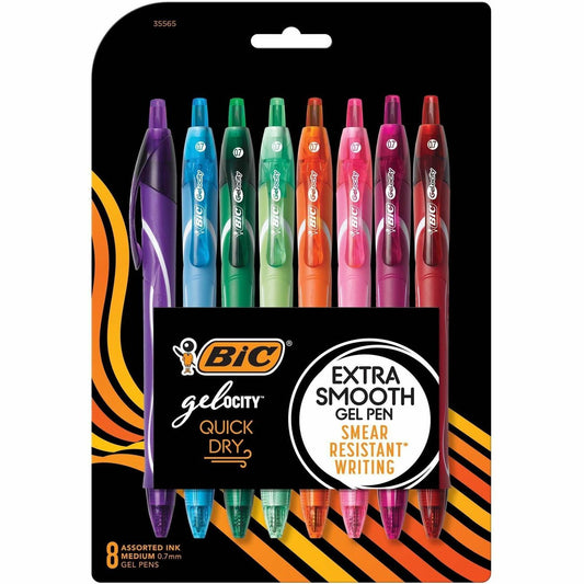 BIC Gel-Ocity Retractable Rollerball Pens