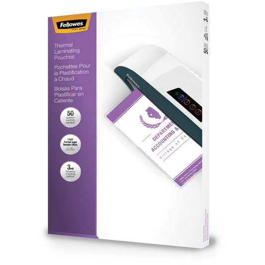 Fellowes Legal Size Thermal Laminating Pouches