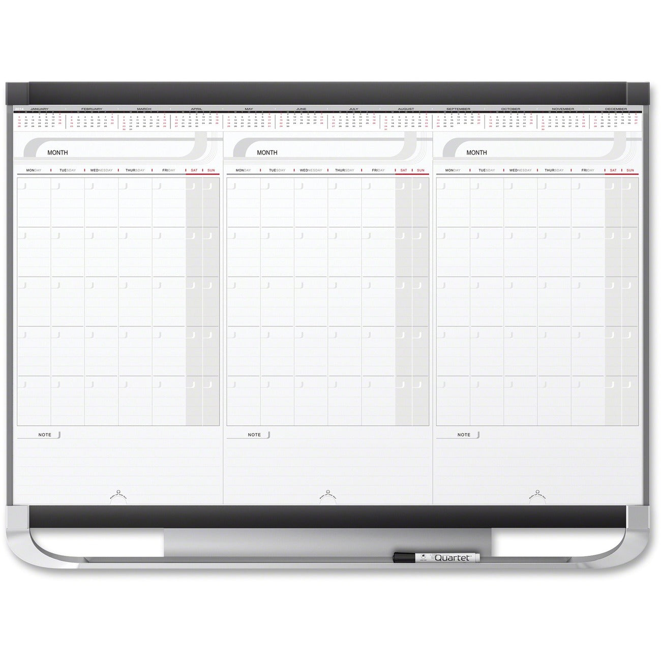 Prestige 2 Magnetic Calendar Dry Erase Whiteboard