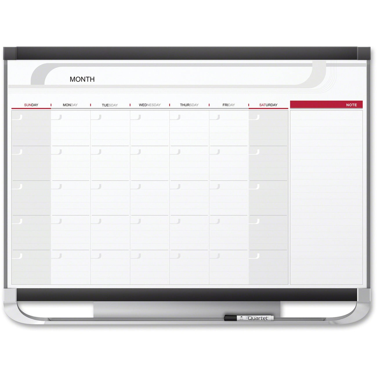 Prestige 2 Magnetic Calendar Dry Erase Whiteboard