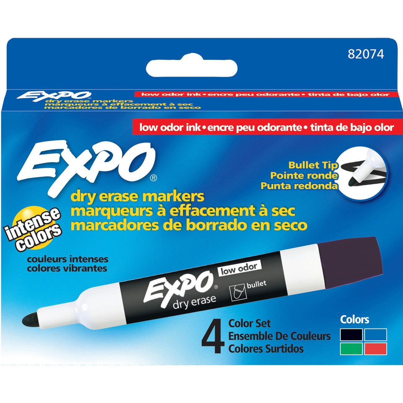 Expo Bullet Tip Dry Erase Whiteboard Markers