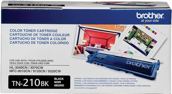 Brother TN210 Standard-Yield Black Toner Cartridge