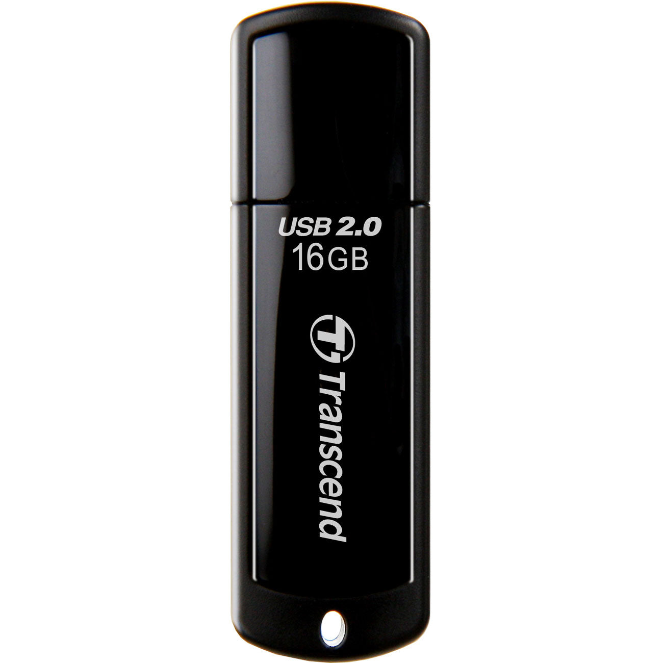Transcend JetFlash 350 USB 2.0 Flash Drive - 15 MB/s Read Speed - 7 MB/s Write Speed - Black