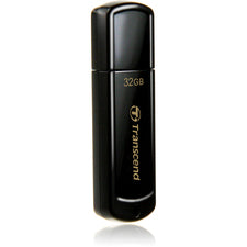 Transcend JetFlash 350 USB 2.0 Flash Drive - 15 MB/s Read Speed - 7 MB/s Write Speed - Black