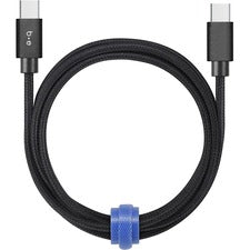 Blu Element Braided Charge/Sync USB-C to USB-C Cable 4ft Black