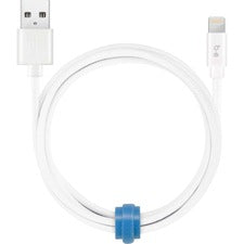 Blu Element Braided Charge/Sync Lightning to USB Cable 6ft White