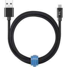 Blu Element Braided Charge/Sync USB-C Cable 6ft Black