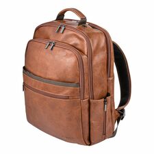 bugatti Valentino Carrying Case (Backpack) for 15" to 15.6" Notebook, Bottle - Cognac