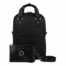 bugatti Ladies Carrying Case (Backpack) for 15.6" Notebook, Tablet - Black