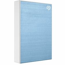 Seagate One Touch 4 TB Portable Hard Drive - External - Light Blue
