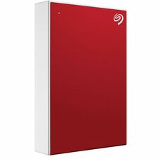Seagate One Touch 4 TB Portable Hard Drive - External - Red