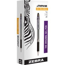 Zebra Pen Jimnie Soft Rubber Grip Gel Rollerball Pens