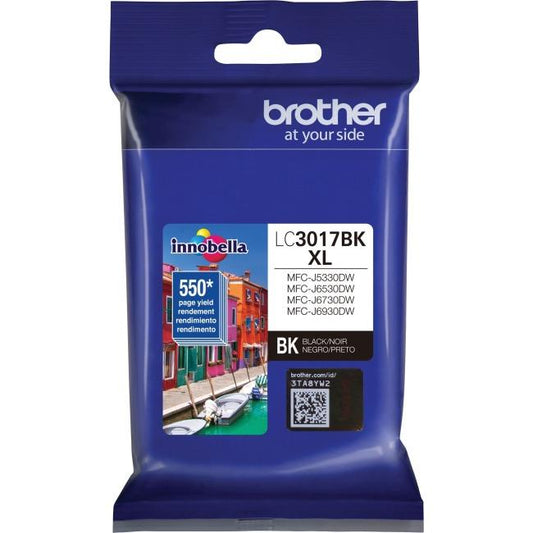 Brother LC3017BKS Innobella  Black Ink Cartridge, High Yield